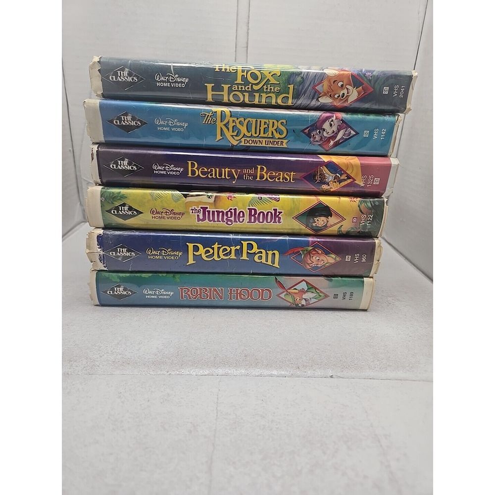 Disney Classics Black Diamond VHS - 6 MOVIES